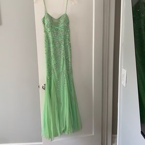 Used lime green gown